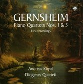 Album artwork for Gernsheim: Piano Quartets Nos. 1 & 3