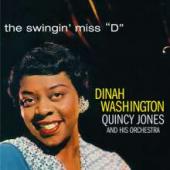Album artwork for DINAH WASHINGTON - THE SWINGIN MISS D
