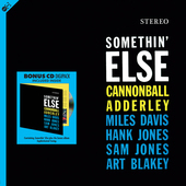 Album artwork for Cannonball Adderley - Somethin' Else +1 Bonus Trac