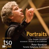Album artwork for Portraits: Elgar & Mussorgsky / Oundjian, TSO