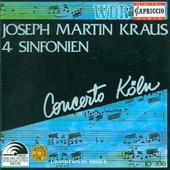 Album artwork for Joseph Martin Kraus: 4 Sinfonien