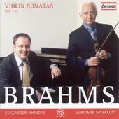 Album artwork for Brahms: Violin Sonatas nos. 1 - 3