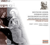 Album artwork for Lassus: German Songs