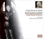 Album artwork for Telemann: Cantatas & Odes