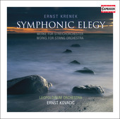Album artwork for Krenek: Symphonic Elegy, String Quartet Works