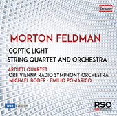 Album artwork for Morton Feldman: Coptic Light - String Quartet and 
