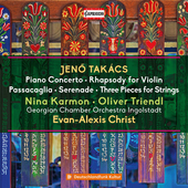 Album artwork for Takács: Piano Concerto No. 2 - Rhapsody - Passaca