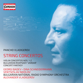 Album artwork for Vladigerov: String Concertos