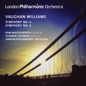 Album artwork for Vaughan Williams: Symphonies Nos. 4 & 8