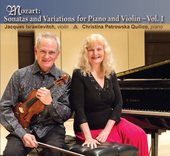 Album artwork for Mozart: Sonatas & Variations for Piano & Violin, V