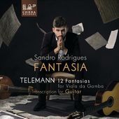 Album artwork for Sandro Rodrigues - Fantasia: Telemann: 12 Fantasia