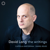 Album artwork for David Lang: the writings