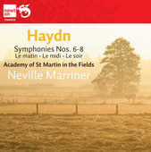 Album artwork for Haydn: Symphonies no. 6-8 / Sir Neville Marriner