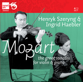 Album artwork for Mozart: Great Sonatas for Violin / Szeryng