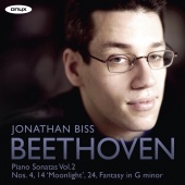 Album artwork for Beethoven: Piano Sonatas 4, 14, 24. Biss