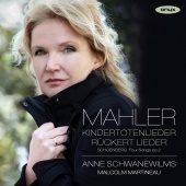 Album artwork for MAHLER. SCHOENBERG. Lieder. Schwanewilms/Martineau