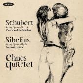 Album artwork for Schubert and Sibelius / Ehnes String Quartet