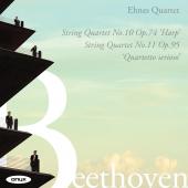 Album artwork for Beethoven: String Quartets #10 & 11 / Ehnes Quarte