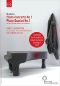 Album artwork for Brahms: Piano Concerto no. 1 / Piano Quartet no. 1