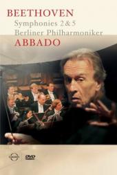 Album artwork for Beethoven: Symphonies 2 & 5 / Berlin Phil, Abbado