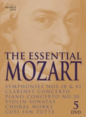 Album artwork for The Essential Mozart DVD set