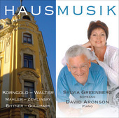 Album artwork for Hausmusik : Lieder by Korngold, Walter, Mahler, et