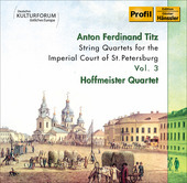 Album artwork for Titz: String Quartets for the Imperial Court of St