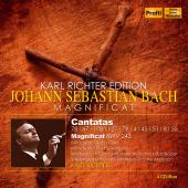 Album artwork for Bach: Cantatas & Magnificat / Richter  (4-CD)