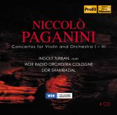 Album artwork for Paganini: Concertos for Violin 1-6