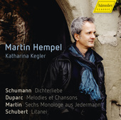 Album artwork for Schumann, Duparc, Martin & Schubert: Vocal Works