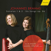 Album artwork for Brahms: Cello Sonatas & 6 Songs