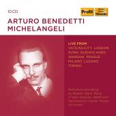 Album artwork for Michelangeli: Piano Works (Live) 10-CD