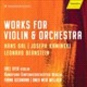 Album artwork for Gál - J. Kaminski - Bernstein: Works for Violin &