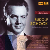 Album artwork for Rudolf Schock in five Italian Operas - Opera in Ge