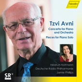 Album artwork for Tzvi Avni: Concerto for Piano and Orchestra/ Piece