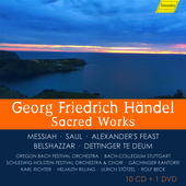 Album artwork for Handel: SACRED WORKS 10CD - 1DVD