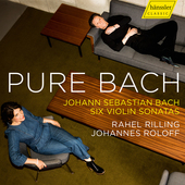 Album artwork for Pure Bach - Johann Sebastian Bach: Six Violin Sona