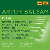 Album artwork for Artur Balsam plays Brahms, Beethoven, Mozart, Stra
