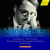 Album artwork for Seiber: Orchestral Works - Works for Violin & Pian