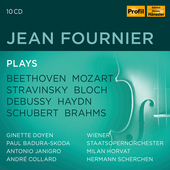 Album artwork for Jean Fournier plays Beethoven, Mozart, Stravinsky,