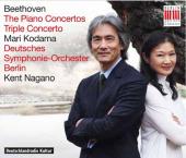 Album artwork for Beethoven: Piano Concertos 1-5 / Kodama, Nagano