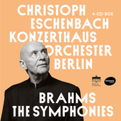 Album artwork for Brahms: THE SYMPHONIES / Eschenbach