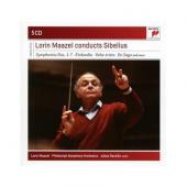 Album artwork for Maazel conducts Sibelius - Symphonies 1-7, En Saga