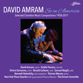 Album artwork for David Amram: So in America