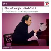 Album artwork for Glenn Gould plays Bach Vo. 2