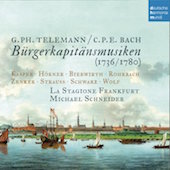 Album artwork for Telemann & C.P.E. Bach: Hamburger Kapitansmusik