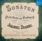 Album artwork for Brahms: Cello Sonatas / Melkonyan, Balyan