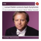 Album artwork for Leonard Slatkin conducts Haydn Symphonies