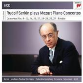 Album artwork for Rudolf Serkin Plays Mozart Piano Concertos