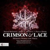 Album artwork for Crimson & Lace  - Modern Works for Voice